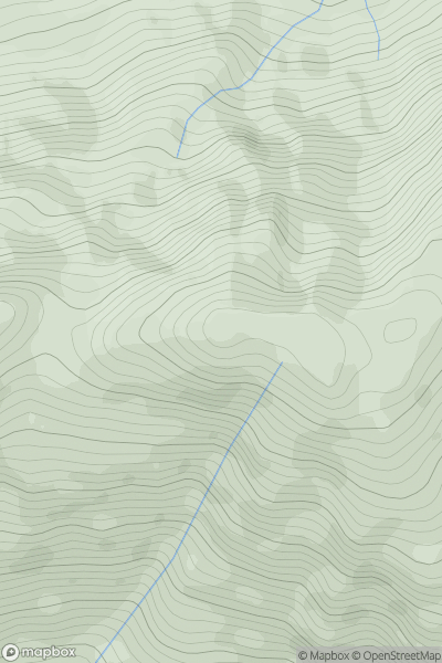 Thumbnail image for Meall Mor [Sunart and Ardgour] showing contour plot for surrounding peak